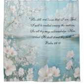 Personalisiert Christlich mit der Schrift Vintag Duschvorhang (Vorderseite)