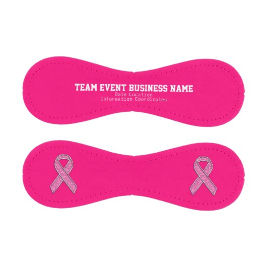 Personalisiert Chrome like Pink Ribbon Bewusstsein Baseball (Paneele)