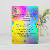Personalisiert Cinco de Mayo Party Einladung (Stehend Vorderseite)