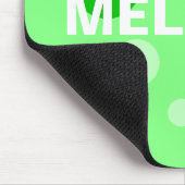 Personalisiert Circle Mousepads - Green (Ecke)