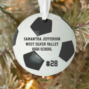 Personalisiert Circle Soccer Ball Sports Ornament