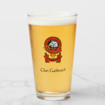 Personalisiert Clan Galbraith Drinking Brillen