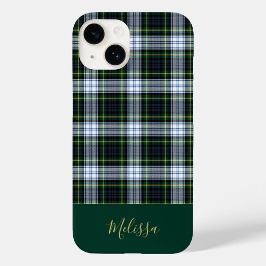 Personalisiert Clan Gordon Tartan Karierter Name Case-Mate iPhone Hülle (Rückseite)