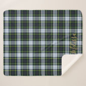 Personalisiert Clan Gordon Tartan Karierter Name Sherpadecke (Vorderseite (Horizontal))
