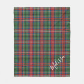 Personalisiert Clan MacCulloch Kariert Tartan Fleecedecke (Vorderseite)