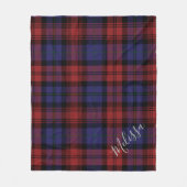 Personalisiert Clan MacLachlan Kariert Tartan Fleecedecke (Vorderseite)