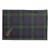 Personalisiert Clan Malcolm Tartan Karierter Name Kissenbezug (Rückseite-Links)