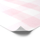 Personalisiert Clara Baby Girl Kinderzimmer Bow&Gi Poster (Ecke)