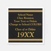 Personalisiert Class Wiedersehen Napkins in IHREN  Serviette (Vorderseite)