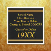 Personalisiert Class Wiedersehen Napkins in IHREN  Serviette