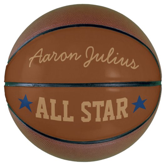 Personalisiert Classic All Star Basketball-Geschen Basketball (Vorderseite)