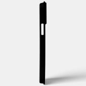 Personalisiert Classic Elegant Monogram Black iPho Case-Mate iPhone Hülle (Rückseite / Rechts)