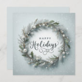 Personalisiert Classic Feiertagskarte (Vorne/Hinten)