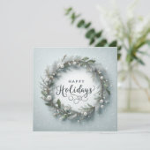 Personalisiert Classic Feiertagskarte (Stehend Vorderseite)