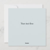 Personalisiert Classic Feiertagskarte (Rückseite)