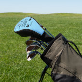 Personalisiert Classic Golf Club Blue Golf Headcover (In SItu)