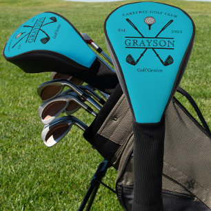 Personalisiert Classic Golf Club Blue Headcover