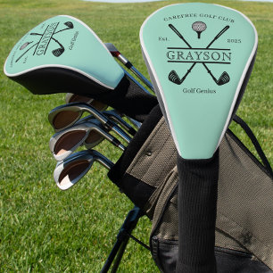 Personalisiert Classic Golf Club Green Headcover