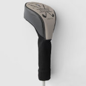 Personalisiert Classic Golf Club Headcover (angewinkelt)