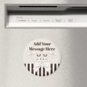 Personalisiert Classic Moderne Niedliche Zweibass Magnet (In Situ (Geschirrspüler))