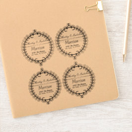 Personalisiert Clear Calligraphy Address Labels