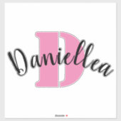 Personalisiert Clear Vinyl Luggage Name Stickers Aufkleber (Blatt)