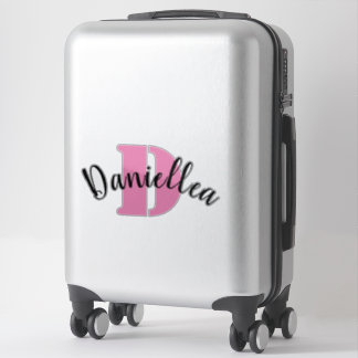 Personalisiert Clear Vinyl Luggage Name Stickers Aufkleber