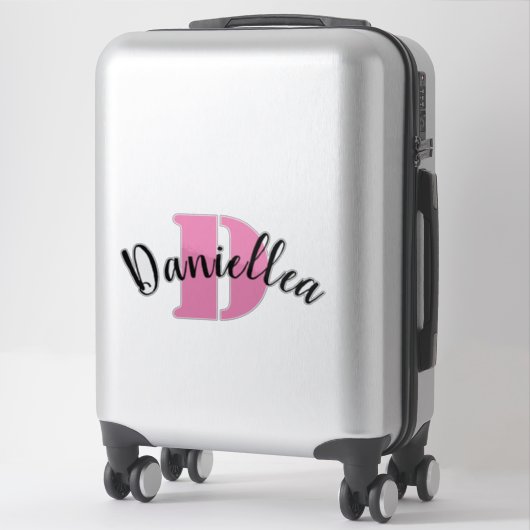Personalisiert Clear Vinyl Luggage Name Stickers Aufkleber (Koffer)
