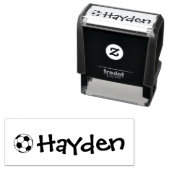 Personalisiert Clothing Soccer Permastempel (Beispiel)