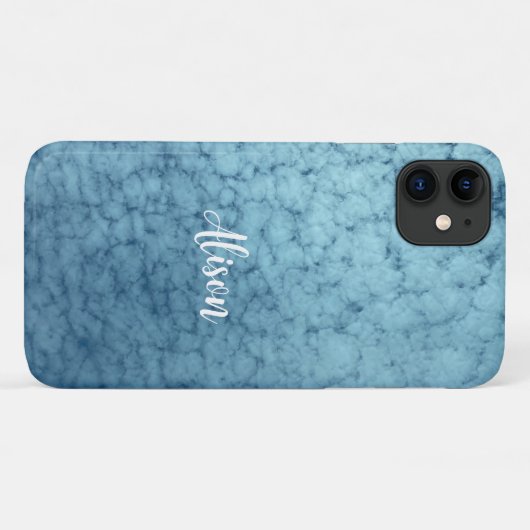 Personalisiert Cloudy Blue Sky Case-Mate iPhone Hülle (Rückseite (Horizontal))