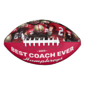 Personalisiert Coach Foto Geschenk Football (Vorderseite)