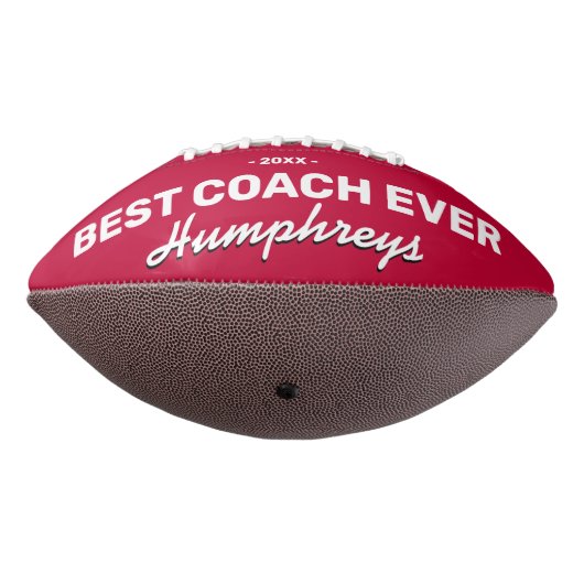 Personalisiert Coach Foto Geschenk Football (Gedreht 270)