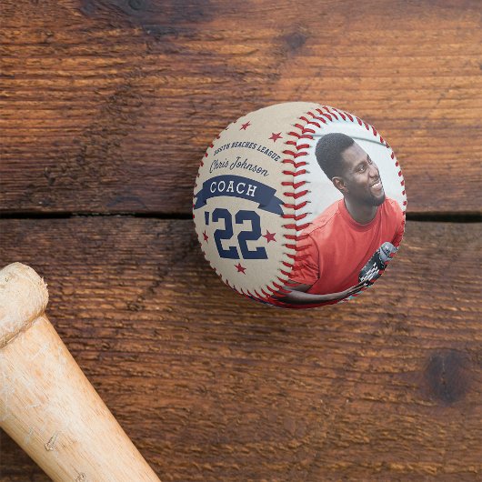 Personalisiert Coach Team - Liste und Foto Baseball