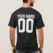 Personalisiert Coach's Name and Number Jersey Styl T-Shirt (Rückseite)