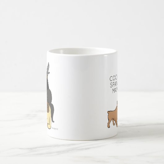 Personalisiert Cocker Spanisch Mama Kaffee Tasse (Mittel)
