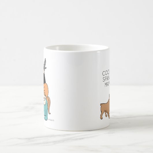 Personalisiert Cocker Spanisch Mama Kaffee Tasse (Mittel)