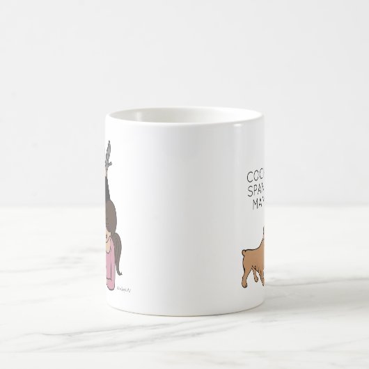 Personalisiert Cocker Spanisch Mama Kaffee Tasse (Mittel)