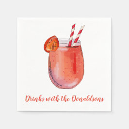 Personalisiert Cocktail Napkins Serviette