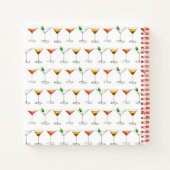 Personalisiert Cocktail Party Drinks Cosmo Martini Notizblock (Rückseite)