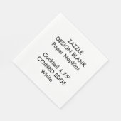 Personalisiert Cocktailpapier Napkins Serviette (Ecke)
