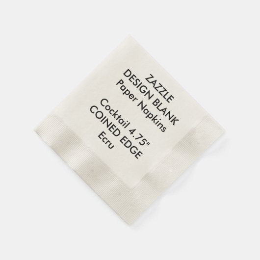 Personalisiert Cocktailpapier Napkins Serviette (Ecke)
