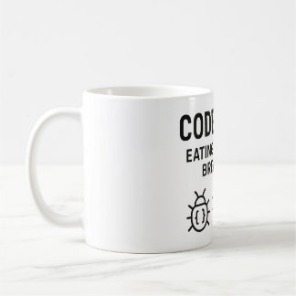 Personalisiert Coder Kaffee Tasse - Essbugs für BF