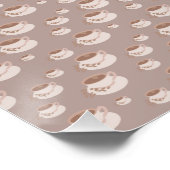 Personalisiert Coffee Bar Station Kaffeepulster Poster (Ecke)