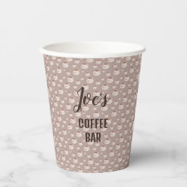 Personalisiert Coffee Bar Station Paper-Teller Pappbecher