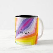 Personalisiert Coffee Tasse - Psychedelic - HAMbyW (VorderseiteRechts)