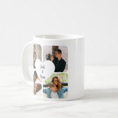 Personalisiert Collage Couple Tasse - Benutzerdefi (Vorderseite Links)