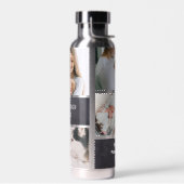 Personalisiert Collage Foto Bester Vater je Trinkflasche (Links)