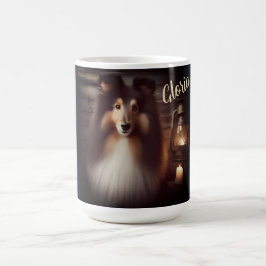 Personalisiert Collie Kaffeetasse