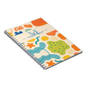 Personalisiert Color Splash Abstraktes Notebook Notizblock (Rechte Seite)