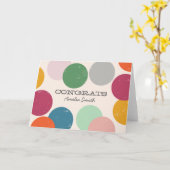 Personalisiert | Confetti Glückwünsche Karte (Gelbe Blume)